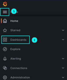 Grafana Menu